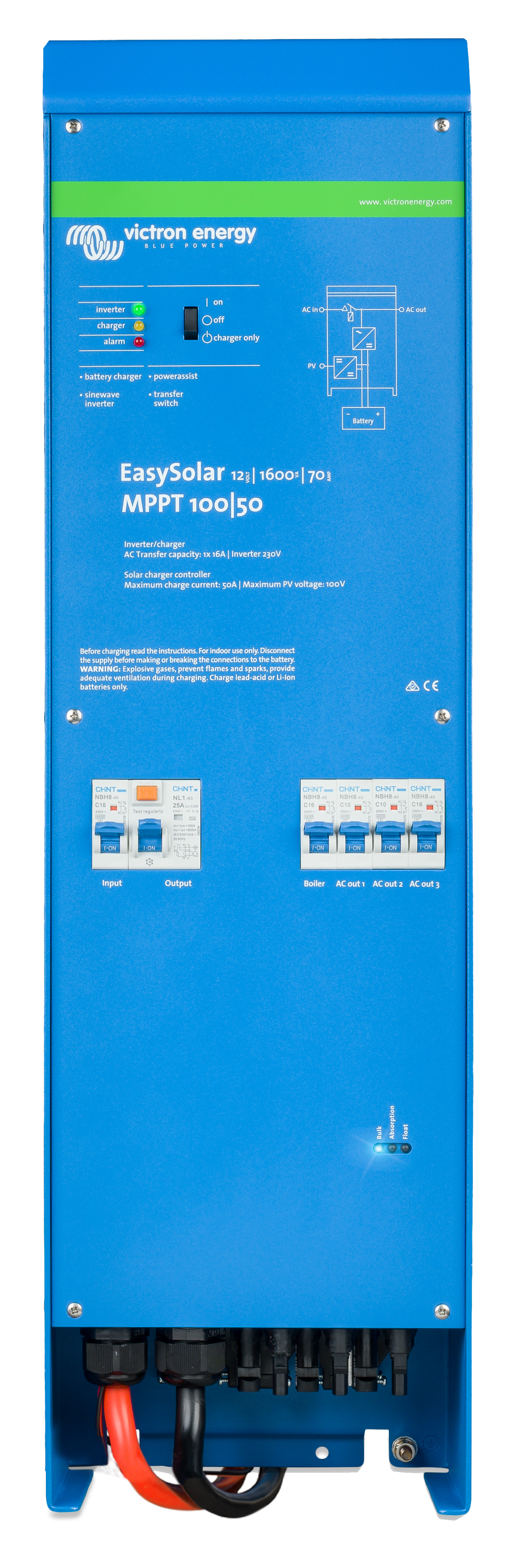 EasySolar 12/1600/70-16 MPPT100/50