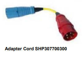 Adapter Cord 32A 3 phase to single phase